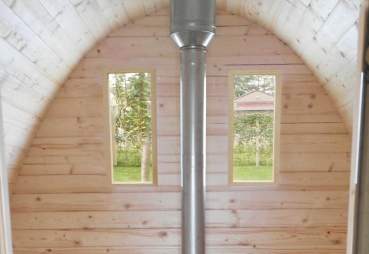 Kleiner Sauna Pod Fenster